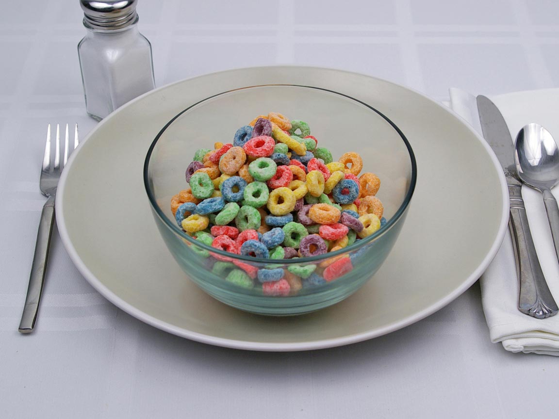 Calories in 1.75 cup(s) of Froot Loops Cereal