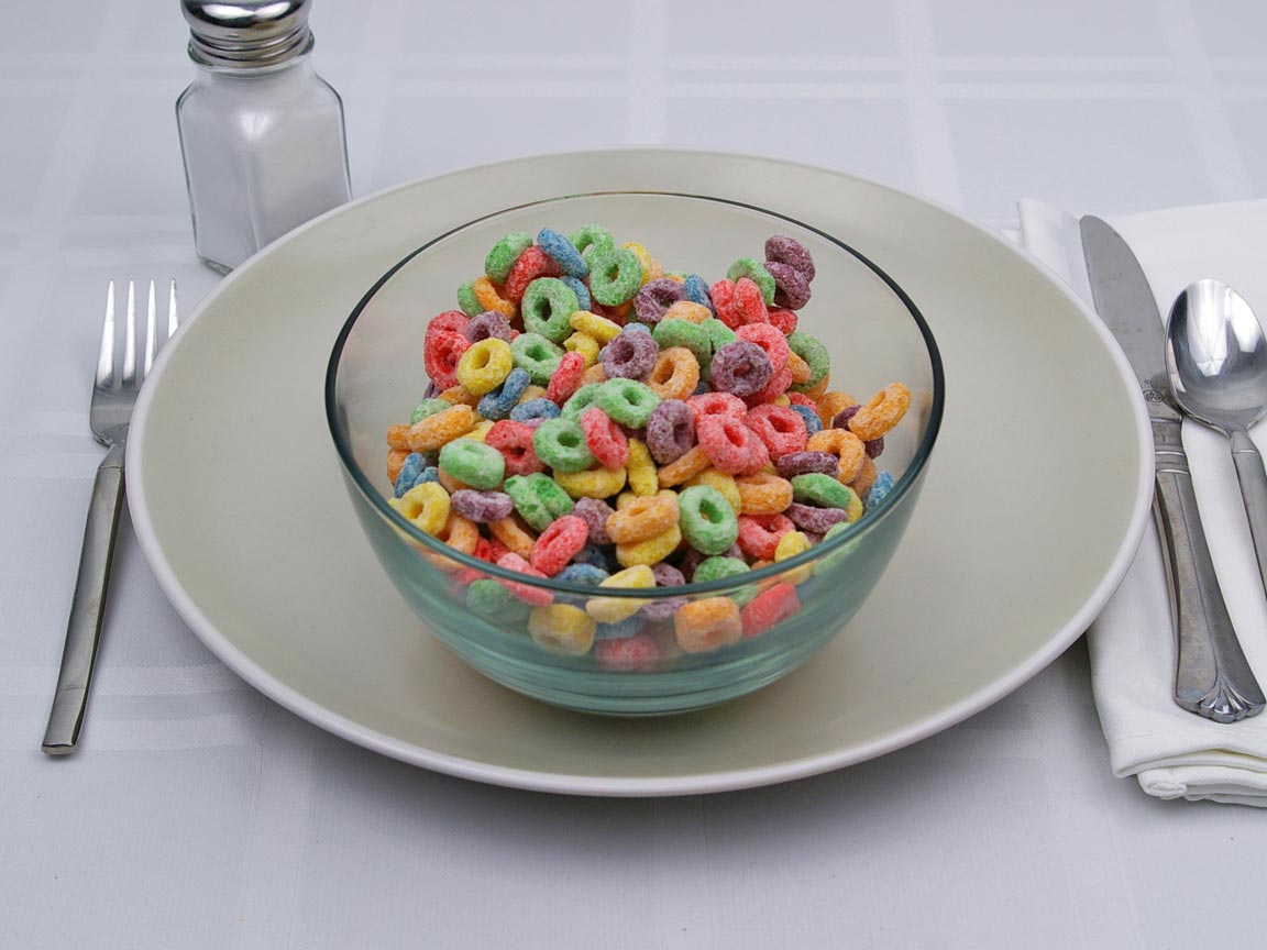 Calories in 2.25 cup(s) of Froot Loops Cereal