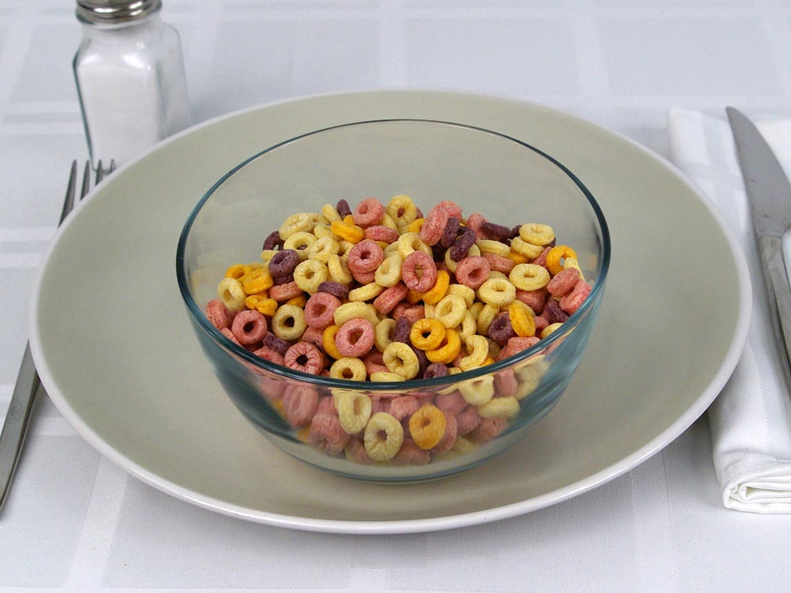Calories in 2 cup(s) of Cheerios Cereal - Fruity