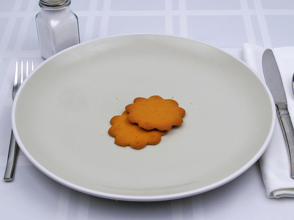 Calories in 2 cookie(s) of Galletas - Cookie - Orange