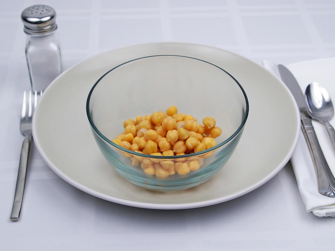 Calories in 0.75 cup(s) of Garbanzo Beans - Chickpeas