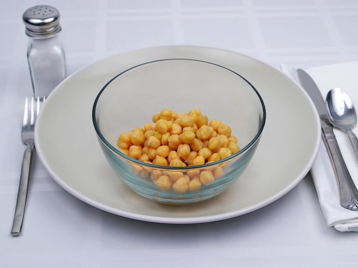 Calories in 1 cup(s) of Garbanzo Beans - Chickpeas