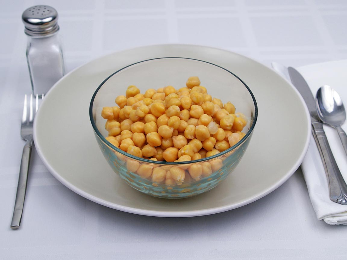 Calories in 2.5 cup(s) of Garbanzo Beans - Chickpeas