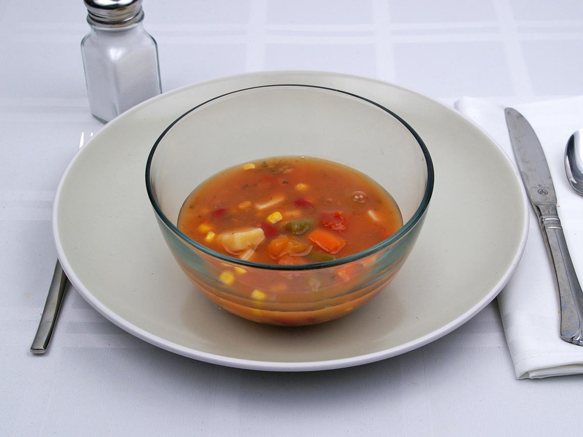 Calories in 1.25 cup(s) of Garden Vegetable Soup