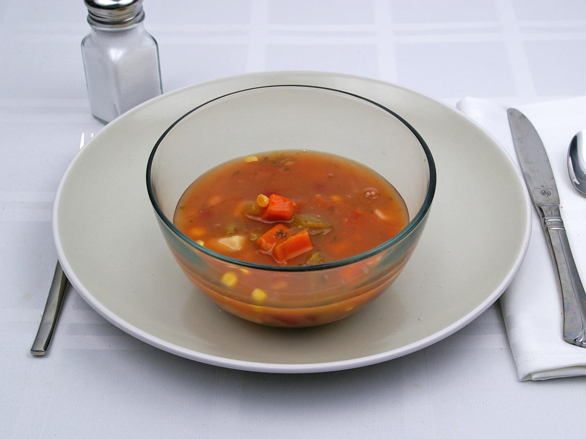Calories in 1.5 cup(s) of Garden Vegetable Soup
