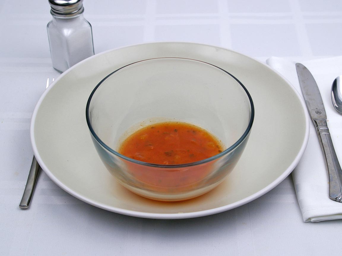 Calories in 0.25 cup(s) of Gazpacho Soup