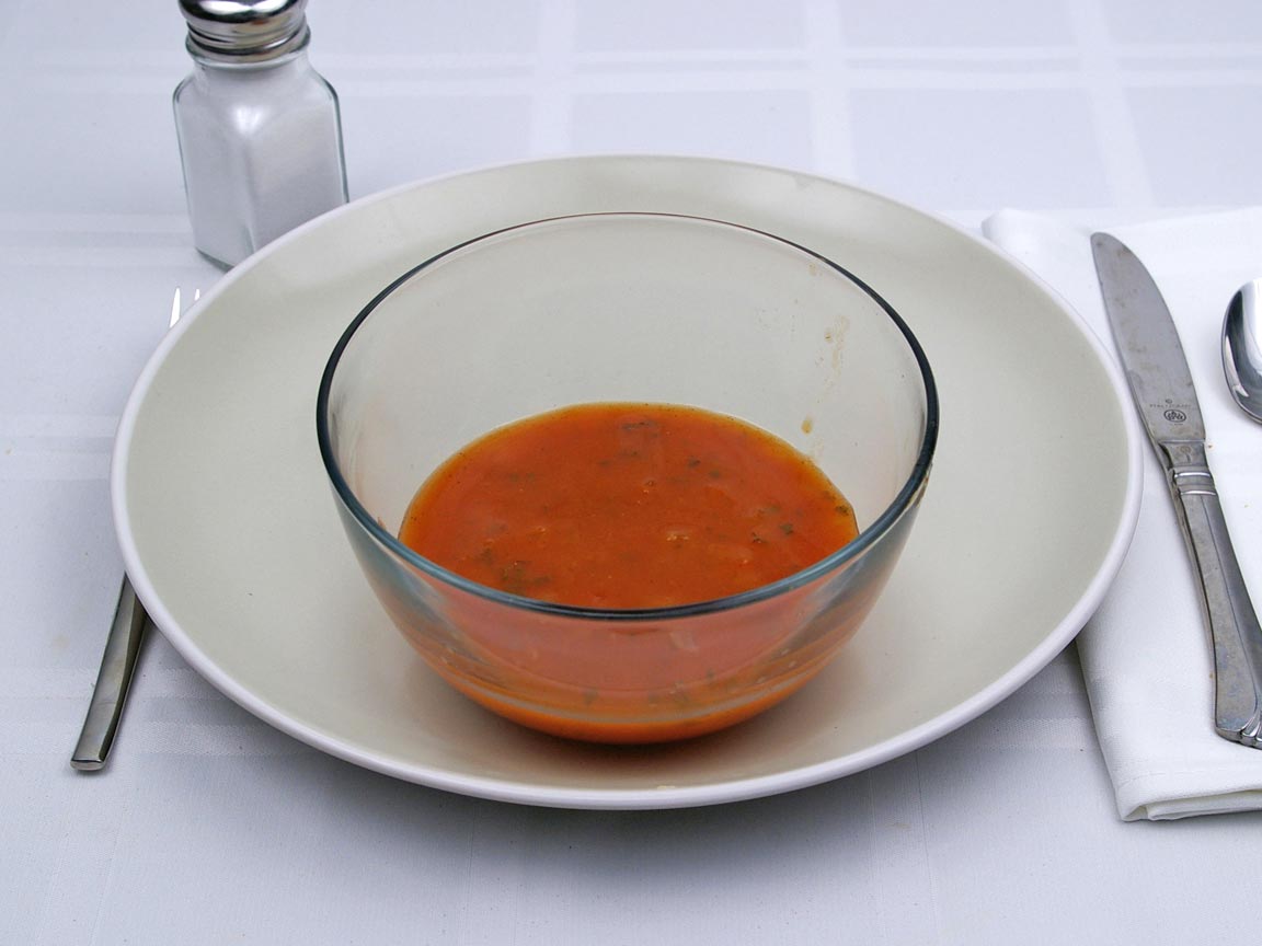 Calories in 0.75 cup(s) of Gazpacho Soup