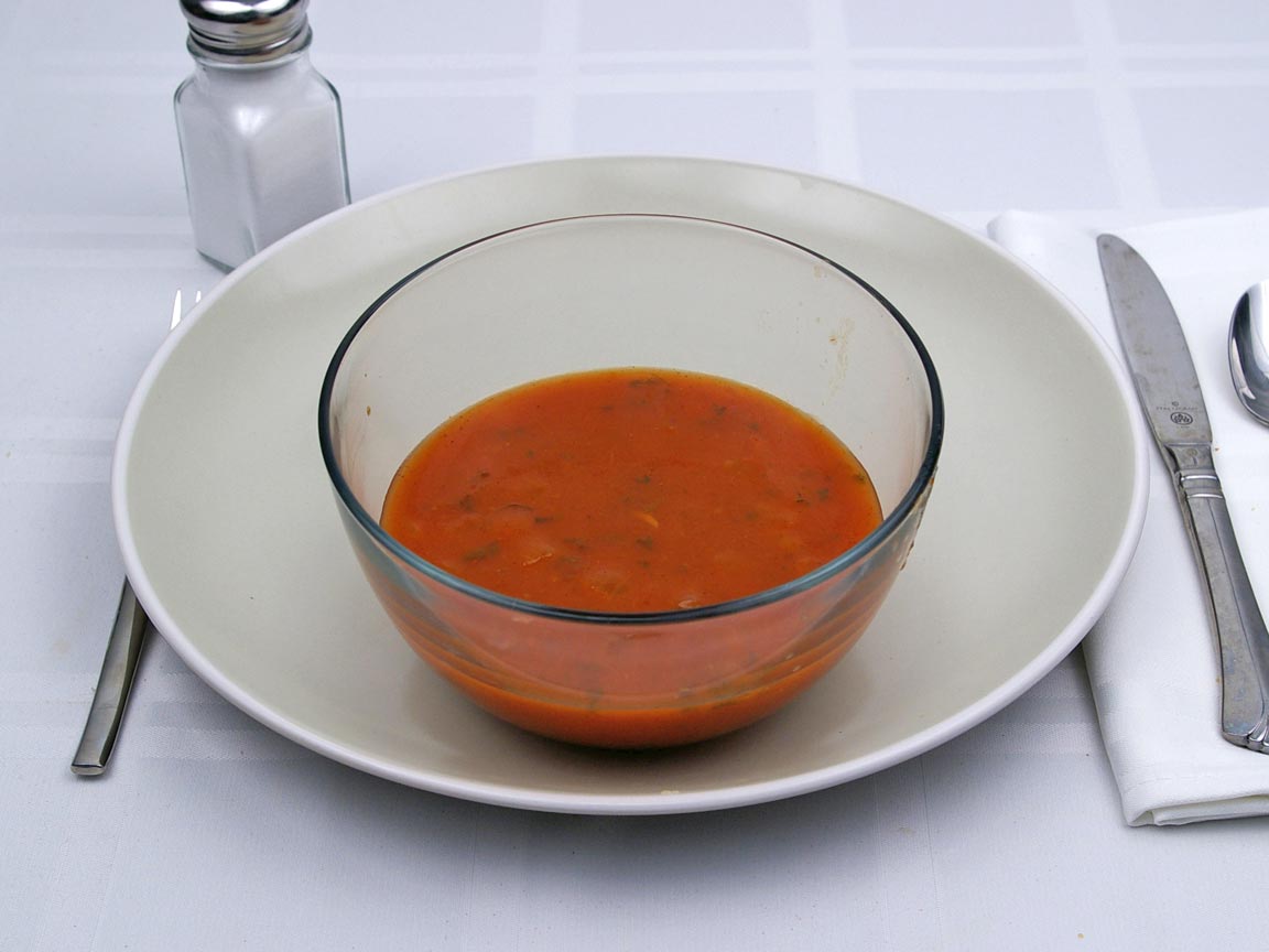 Calories in 1.25 cup(s) of Gazpacho Soup