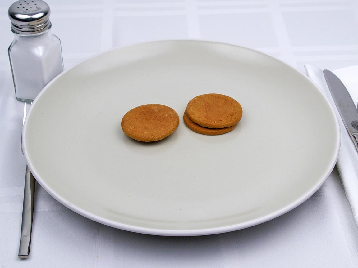 Calories in 4 cookie(s) of Ginger Snaps Cookies