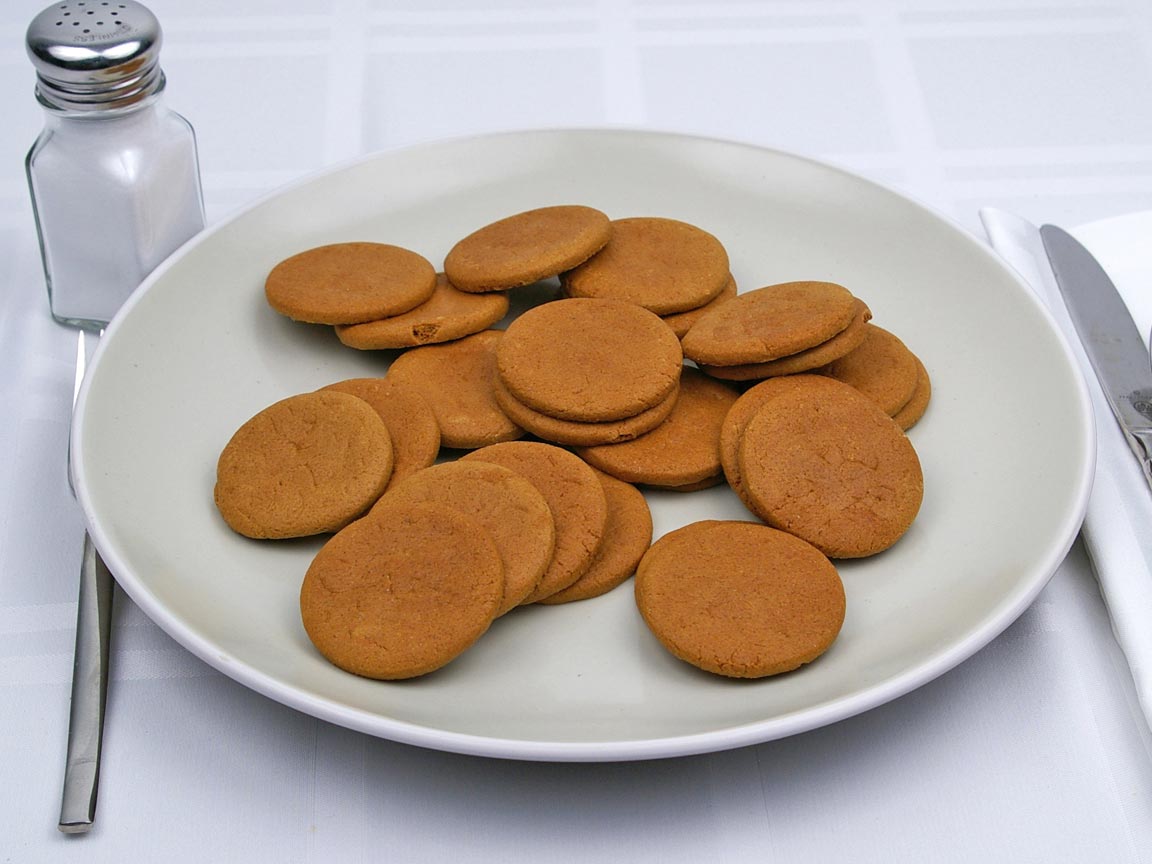 Calories in 26 cookie(s) of Ginger Snaps Cookies
