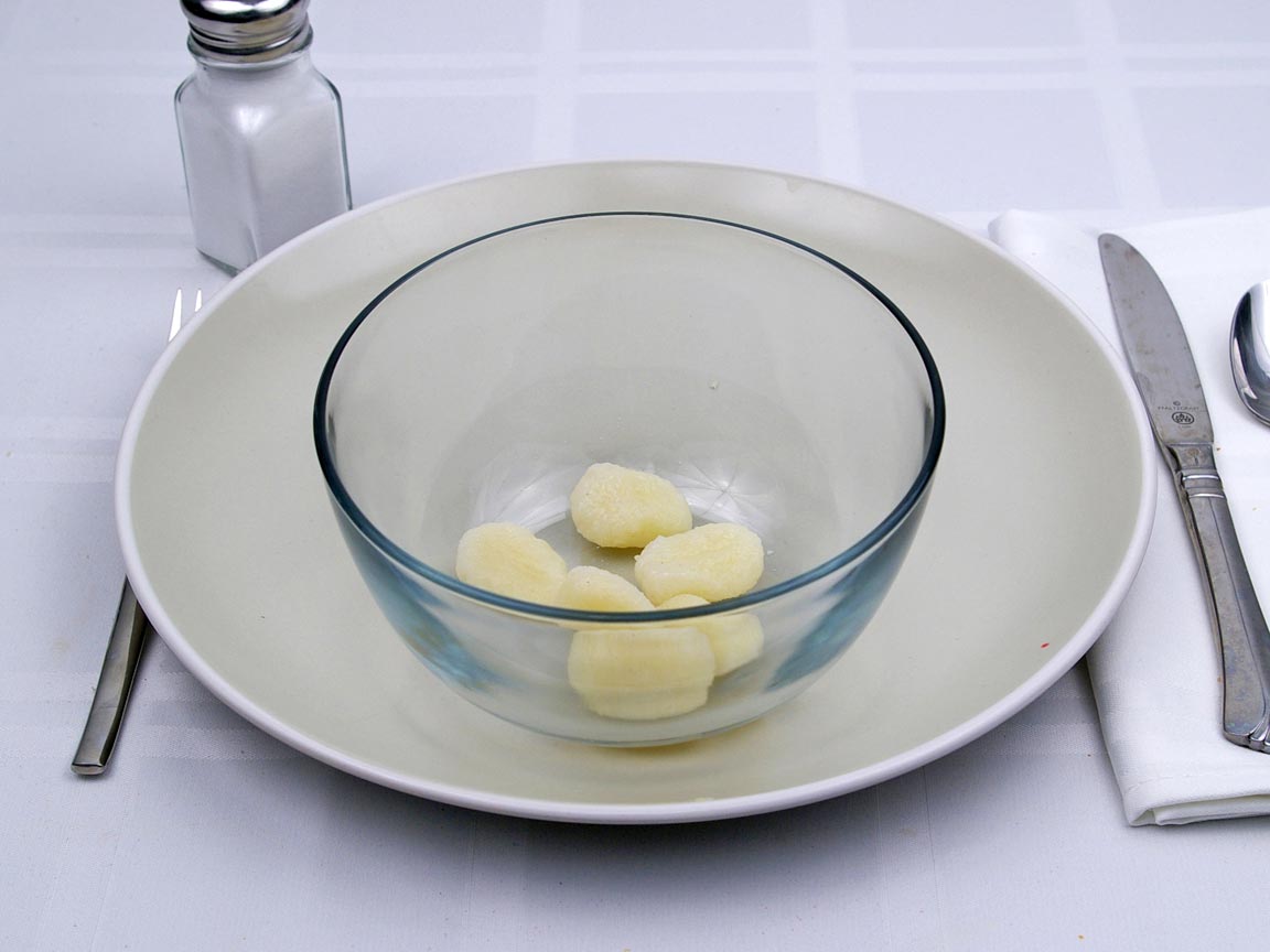Calories in 0.25 cup(s) of Gnocchi - Potato
