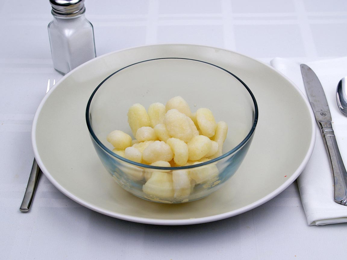 Calories in 1.25 cup(s) of Gnocchi - Potato