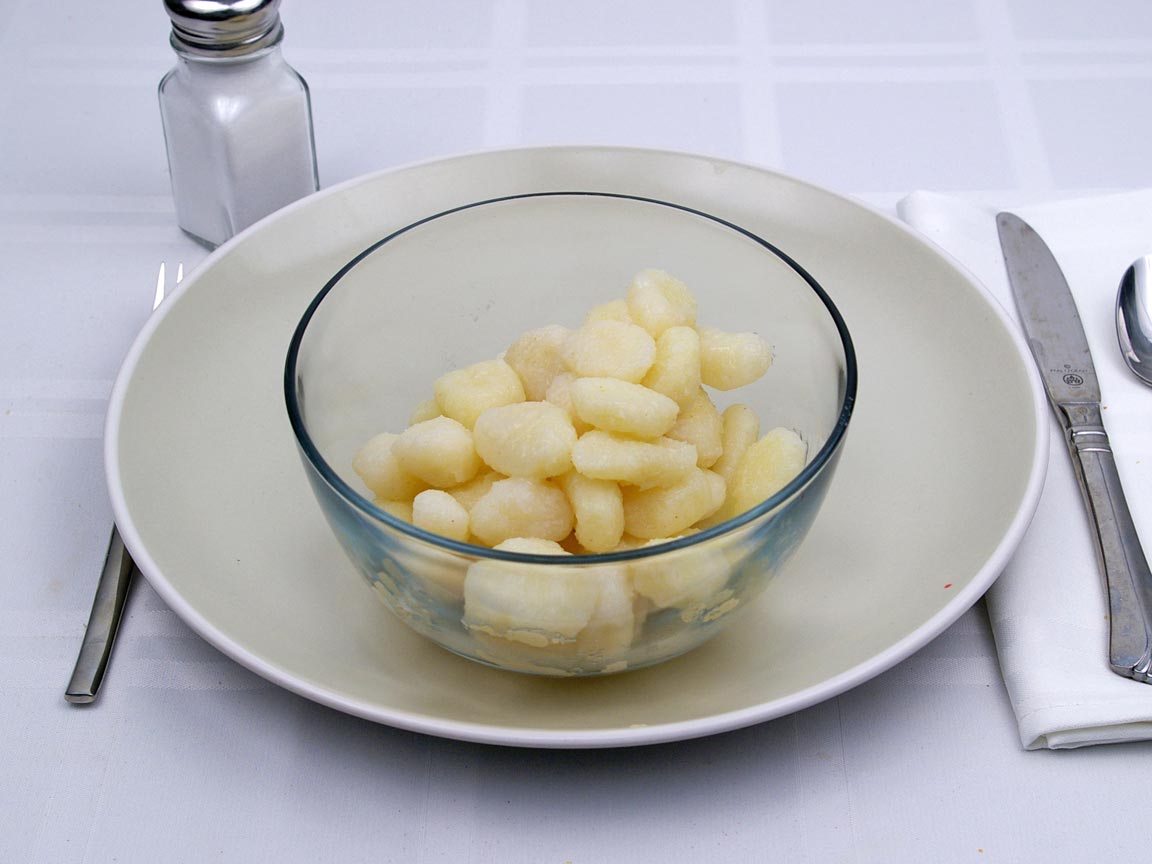 Calories in 1.75 cup(s) of Gnocchi - Potato