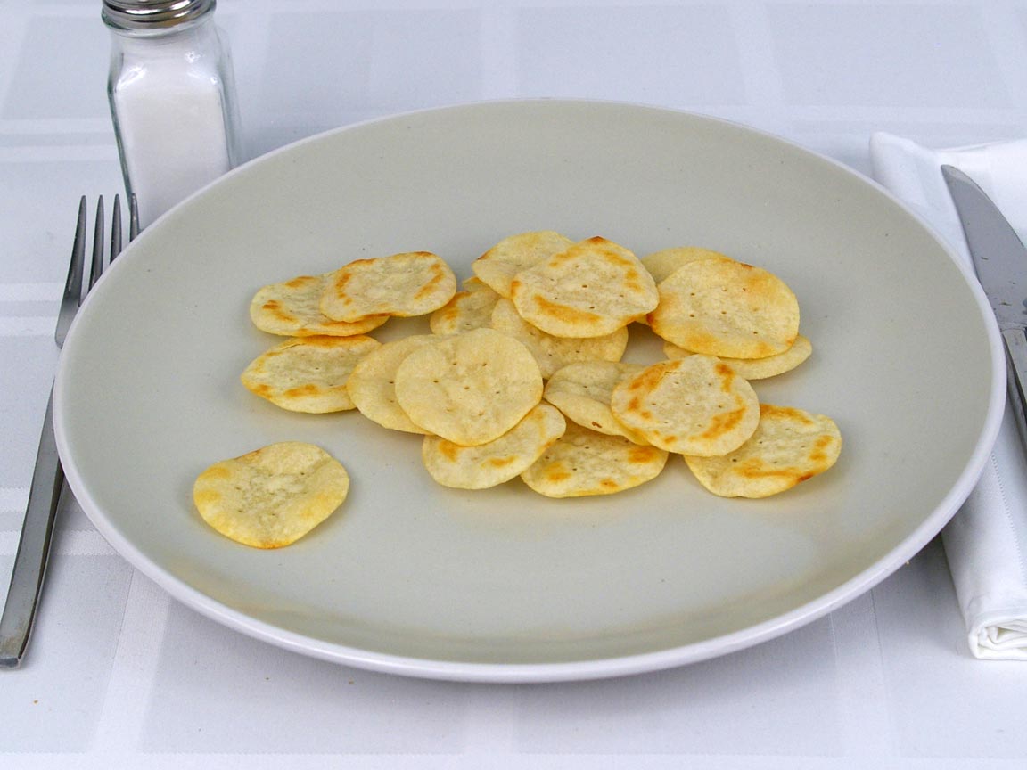 Calories in 36 ea(s) of Good Thins Potato Original