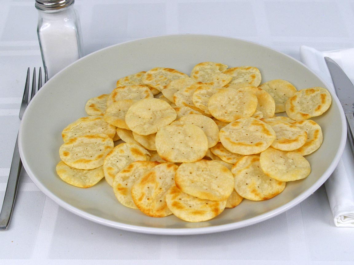 Calories in 96 ea(s) of Good Thins Potato Original