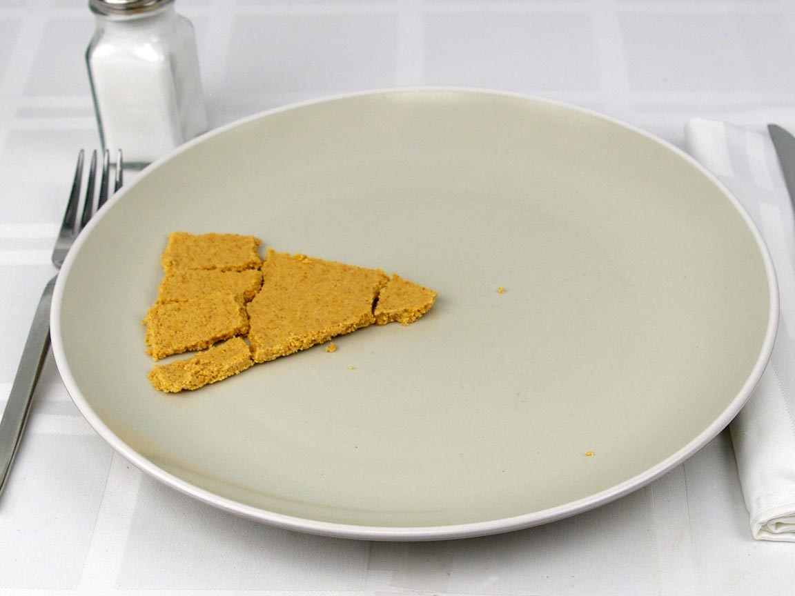 Calories in 21 grams of Graham Cracker Pie Crust
