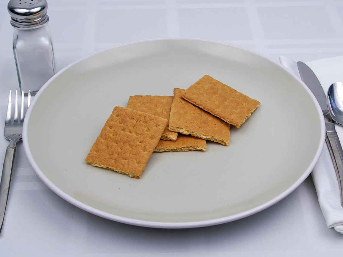 Calories in 38 grams of Graham Crackers 