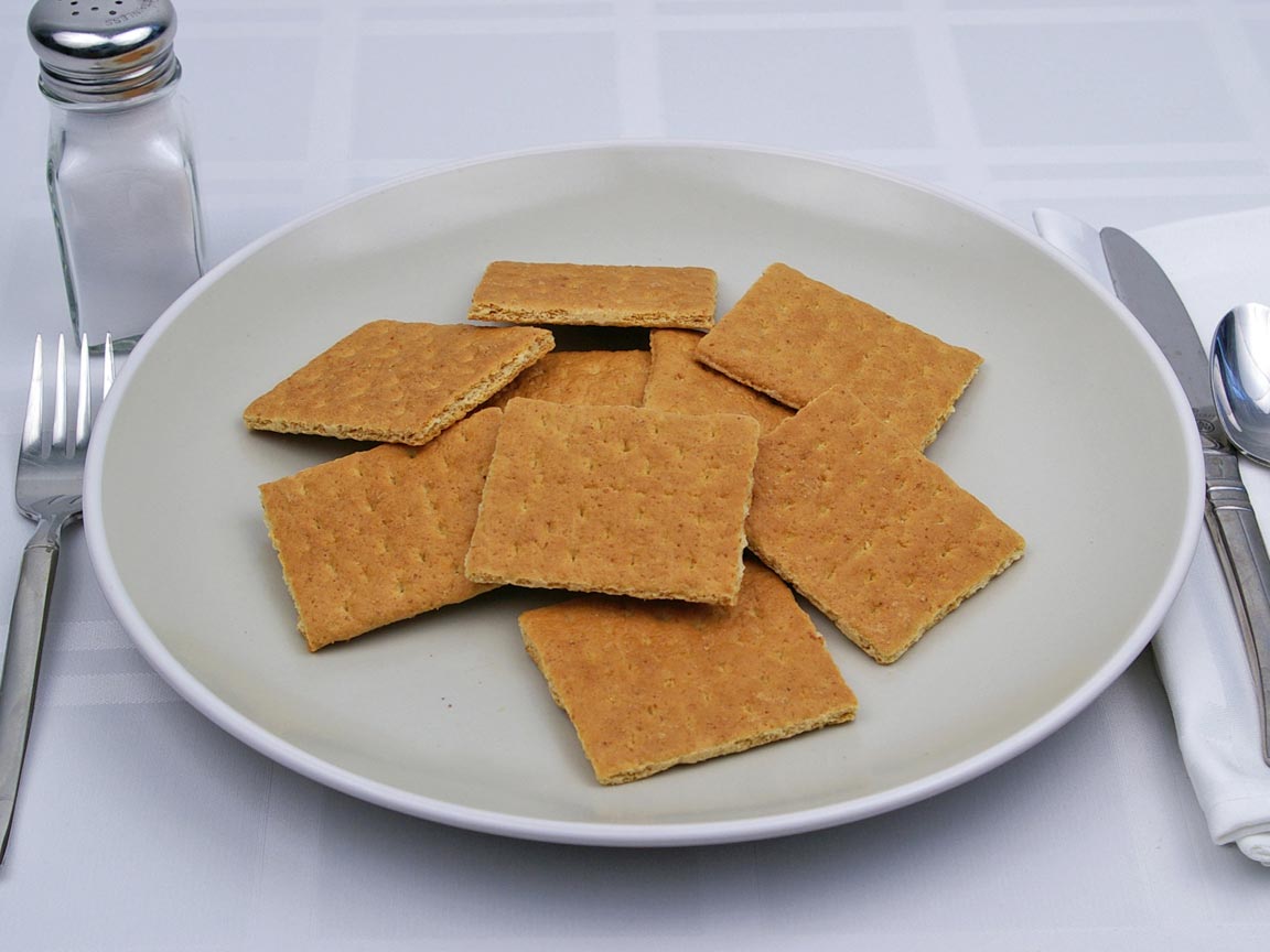 Calories in 77 grams of Graham Crackers 