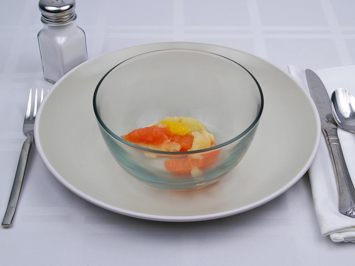 Calories in 0.25 cup(s) of Citrus Salad - Canned