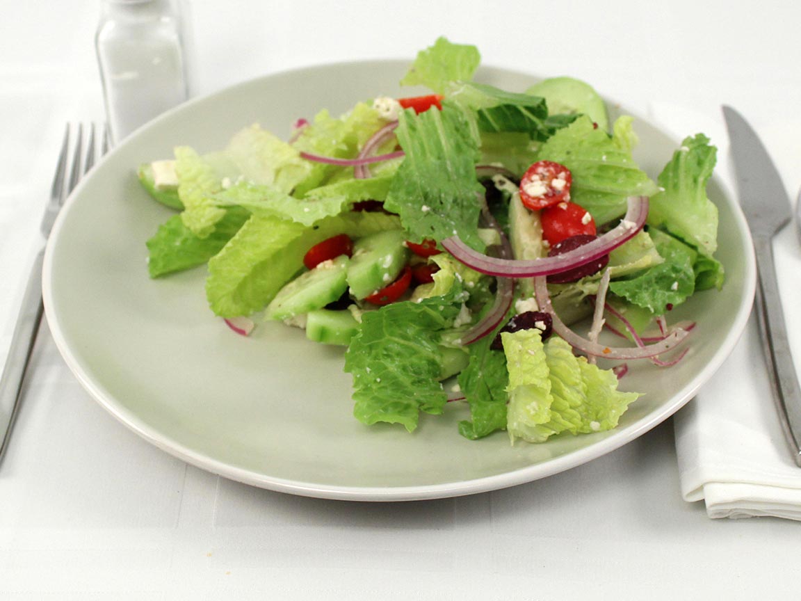 Calories in 273 grams of Greek Salad - No Dressing