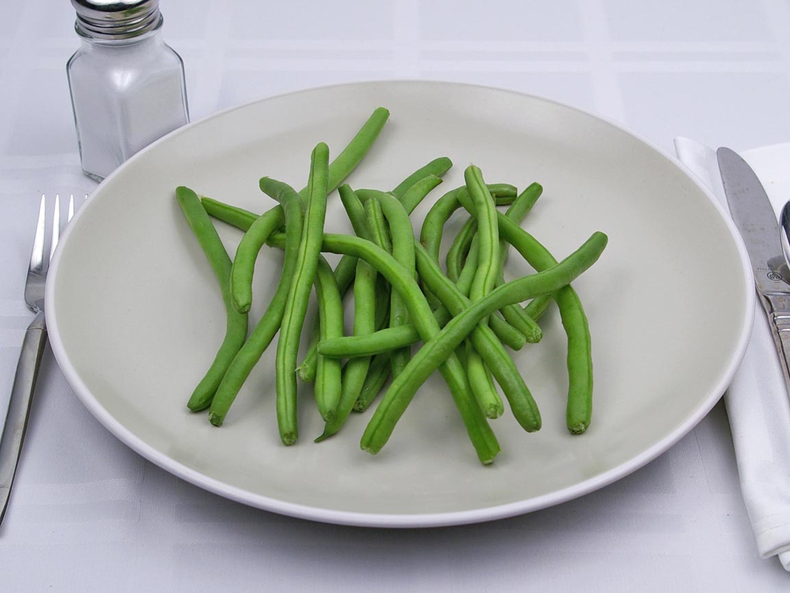 Calories in 283 grams of Green Beans - Fresh