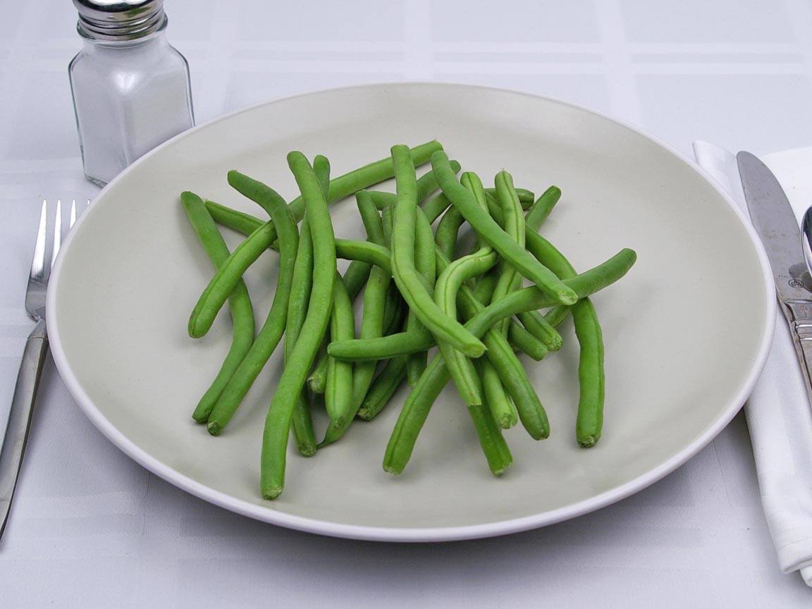 Calories in 340 grams of Green Beans - Fresh