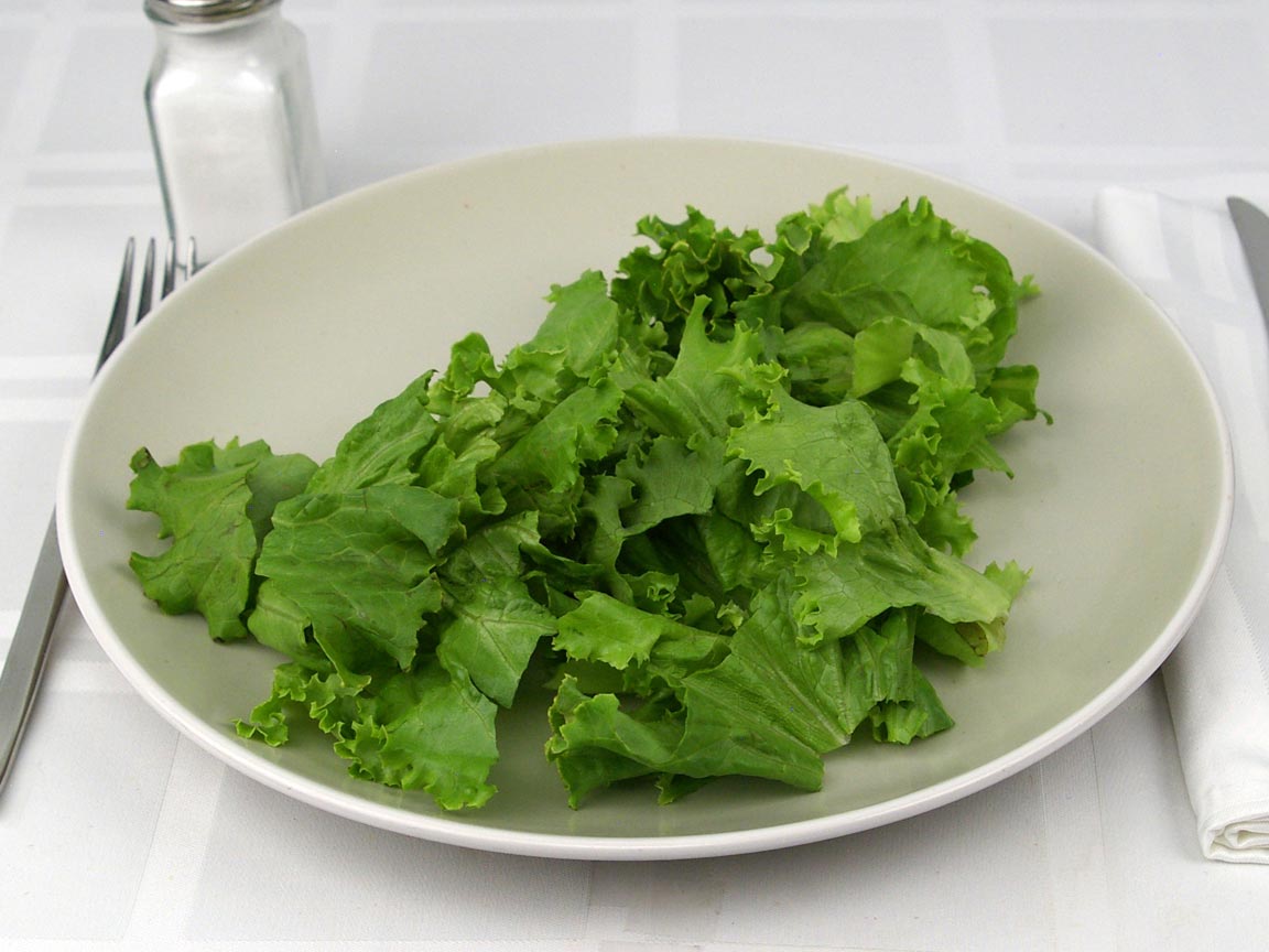 Calories in 1 cup(s) of Green Leaf Lettuce