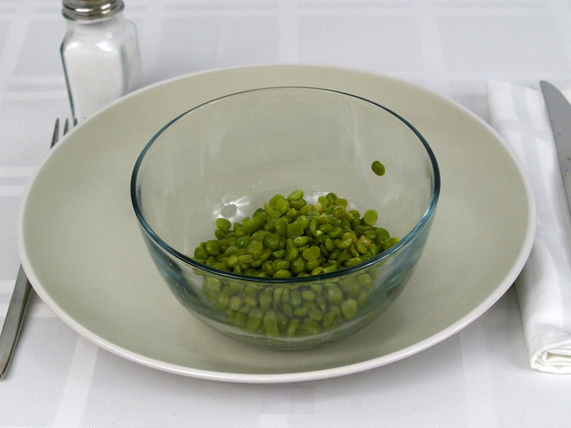 Calories in 0.75 cup(s) of Green Split Peas