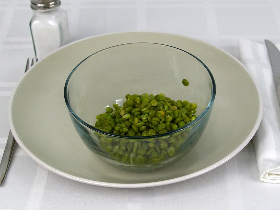 Calories in 1 cup(s) of Green Split Peas
