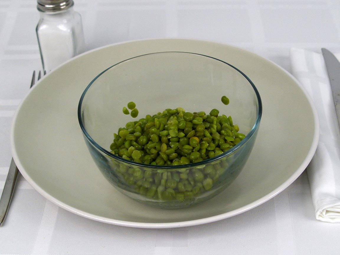 Calories in 1.25 cup(s) of Green Split Peas