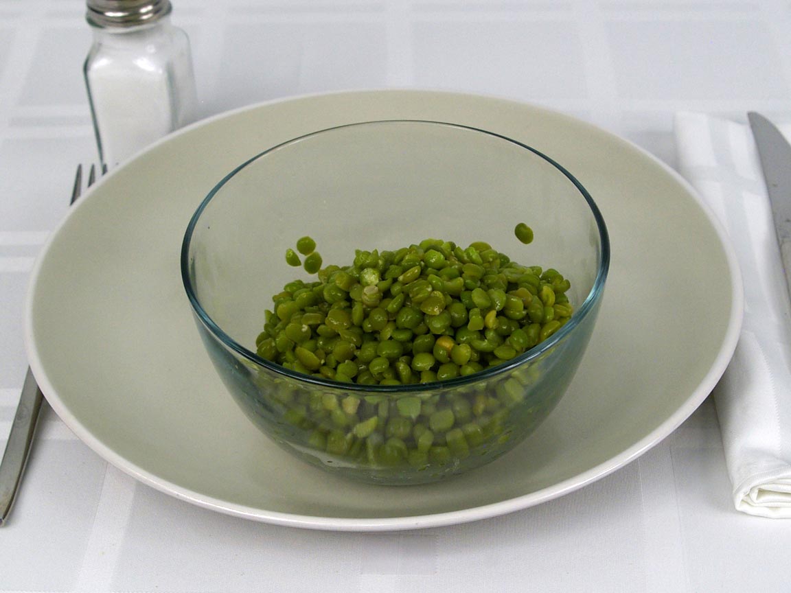 Calories in 1.5 cup(s) of Green Split Peas