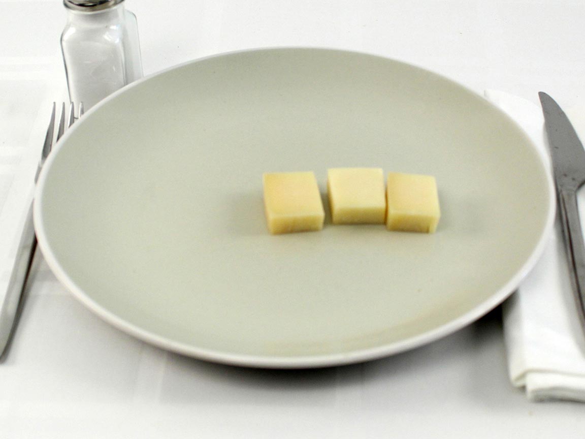 Calories in 42 grams of Gruyere Cheese
