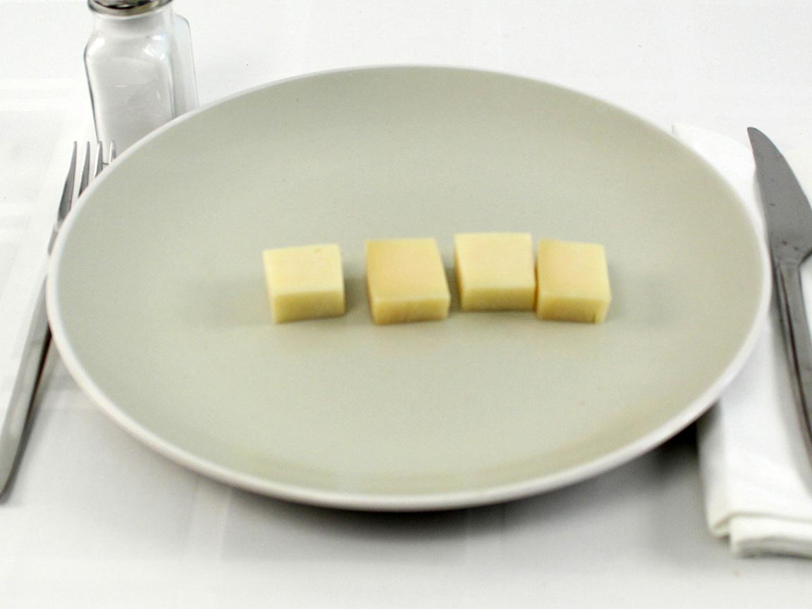 Calories in 56 grams of Gruyere Cheese
