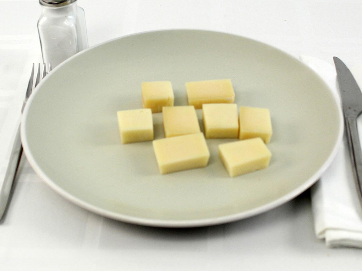 Calories in 113 grams of Gruyere Cheese