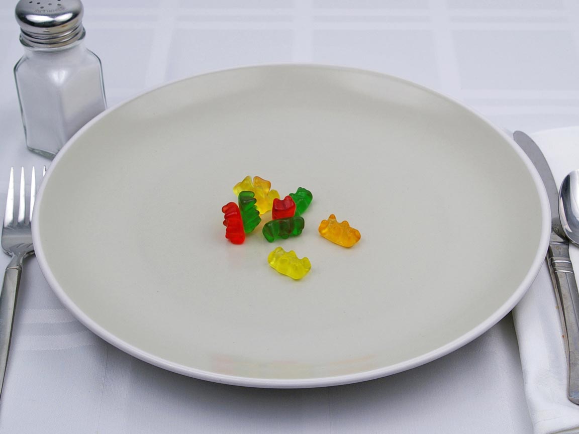 Calories in 10 bear(s) of Gummi Bears