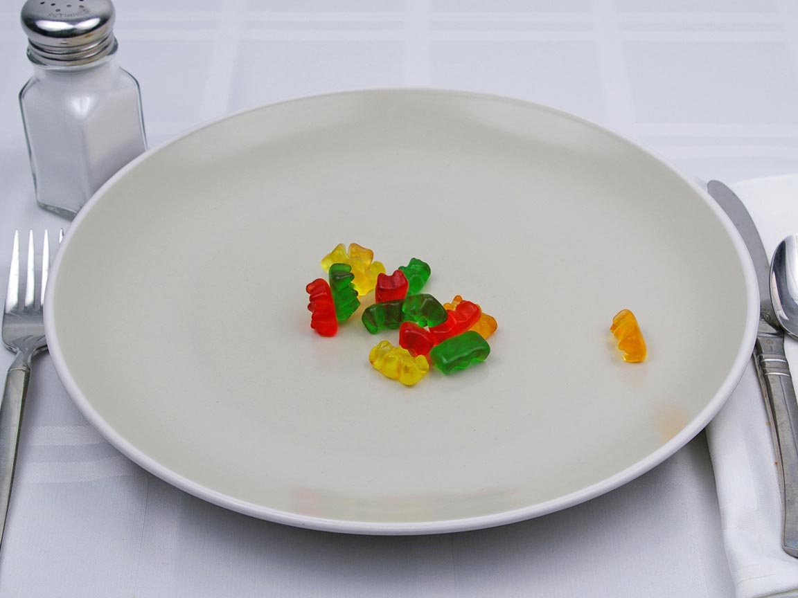 Calories in 15 bear(s) of Gummi Bears