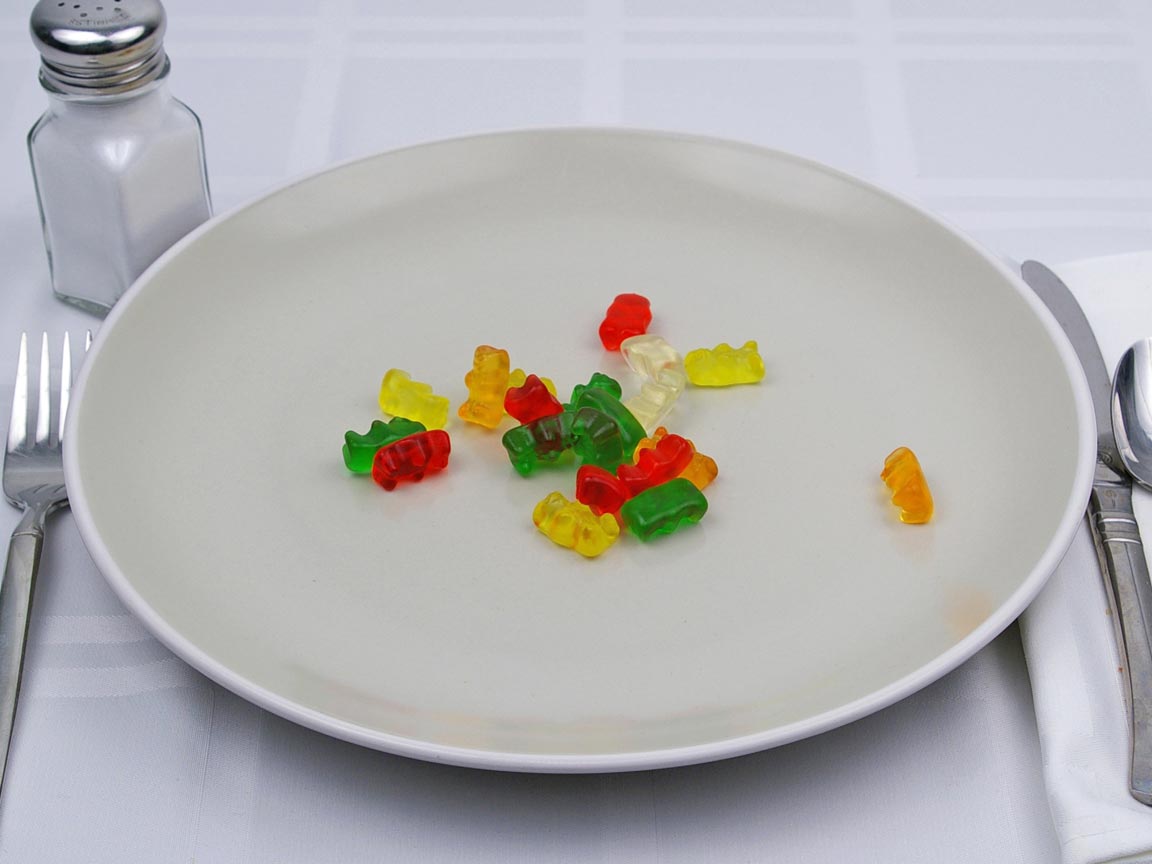 Calories in 20 bear(s) of Gummi Bears