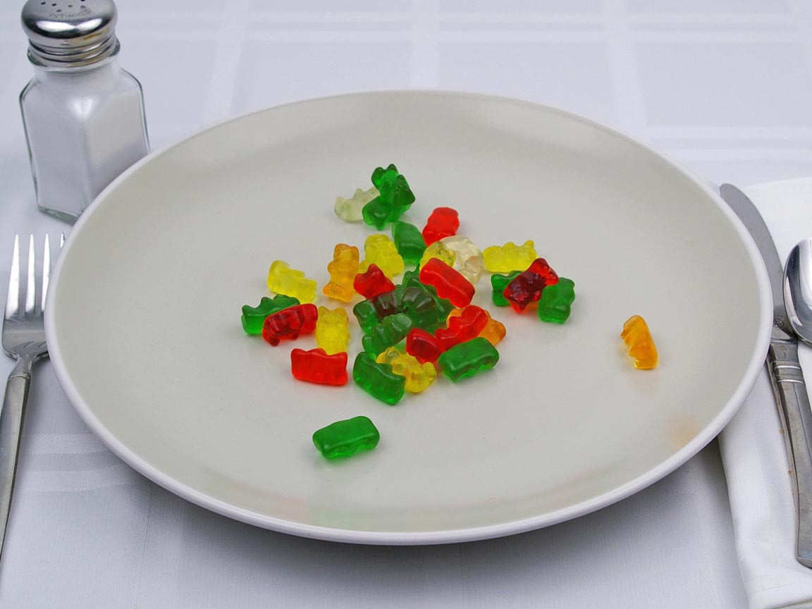 Calories in 35 bear(s) of Gummi Bears