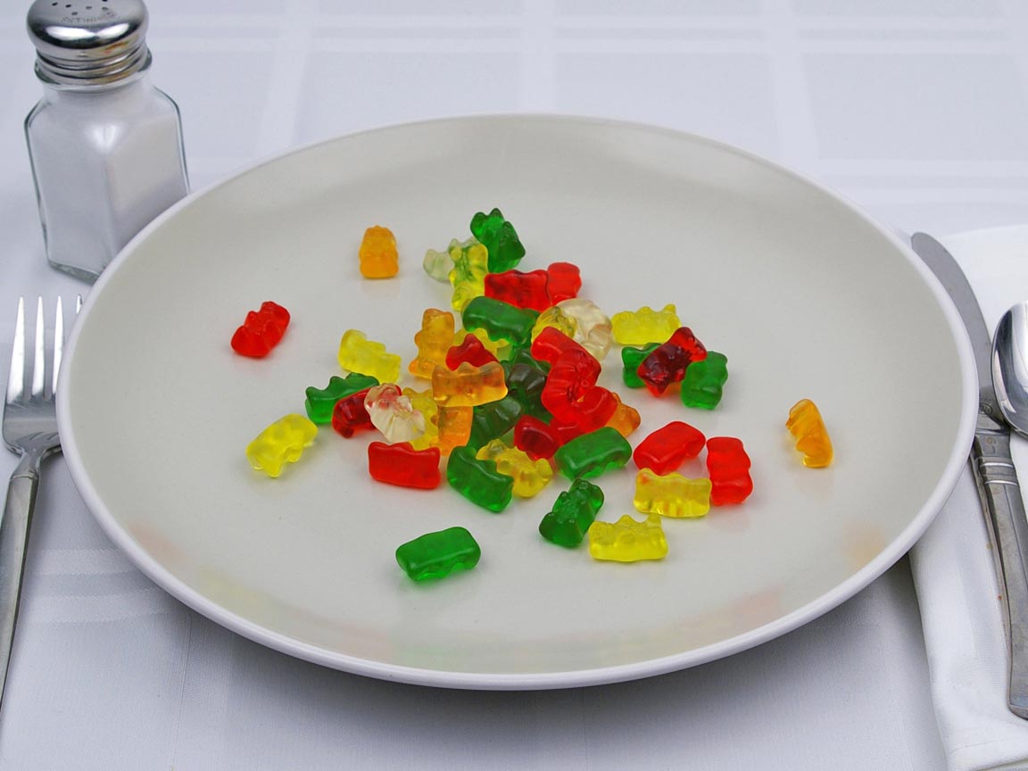 Calories in 50 bear(s) of Gummi Bears