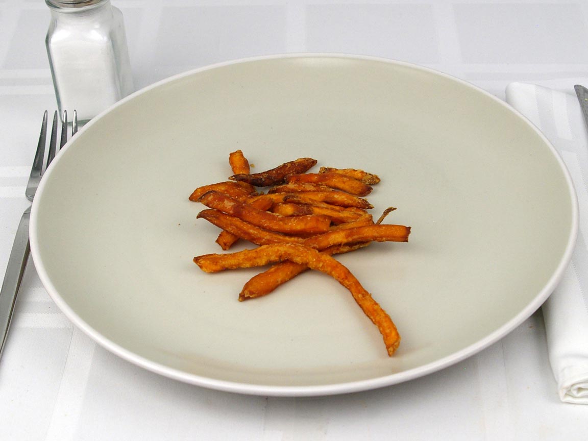 Calories in 28 grams of The Habit - Sweet Potato Fries