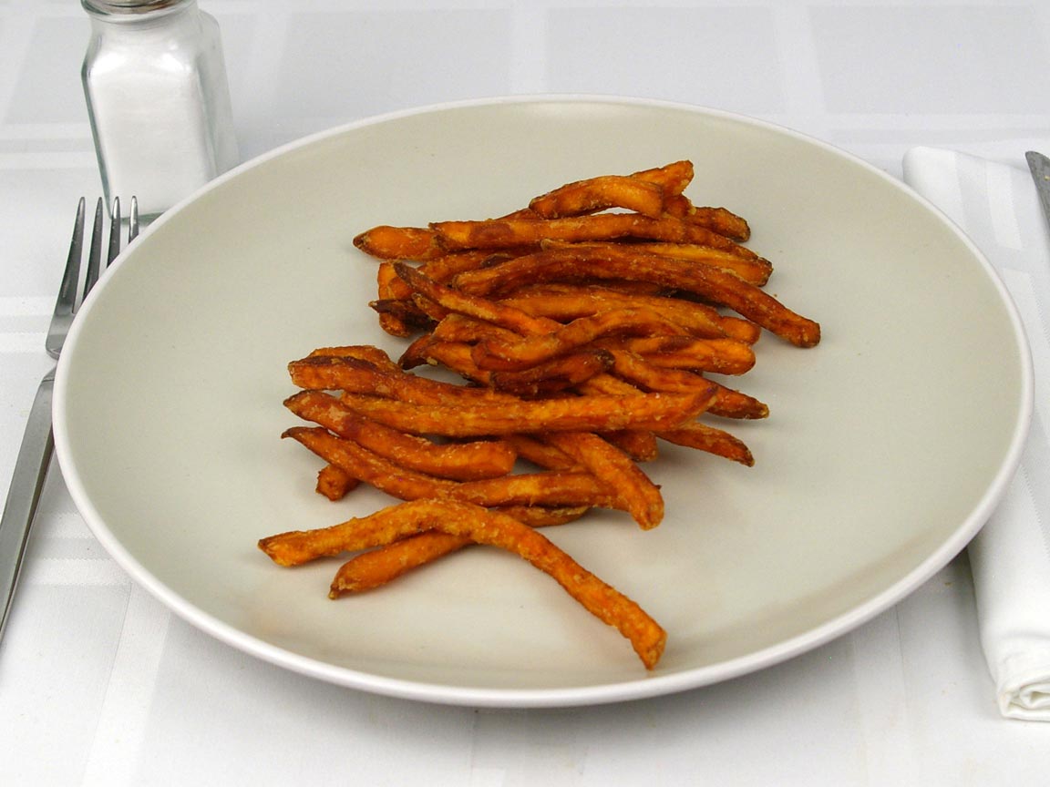 Calories in 85 grams of The Habit - Sweet Potato Fries