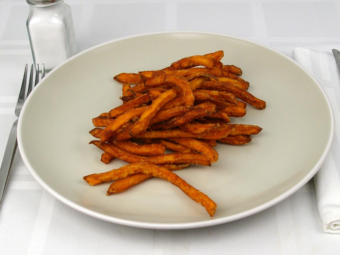 Calories in 113 grams of The Habit - Sweet Potato Fries