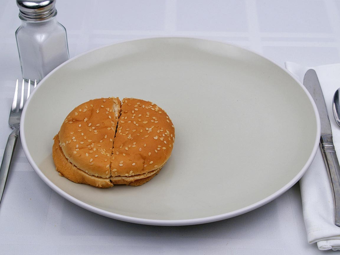 Calories in 1 burger(s) of Burger King - Hamburger
