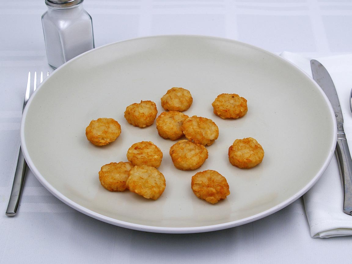 Calories in 0.8 small of Burger King - Hash Browns Nuggets