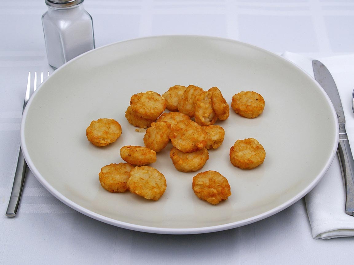 Calories in 1.2 small of Burger King - Hash Browns Nuggets