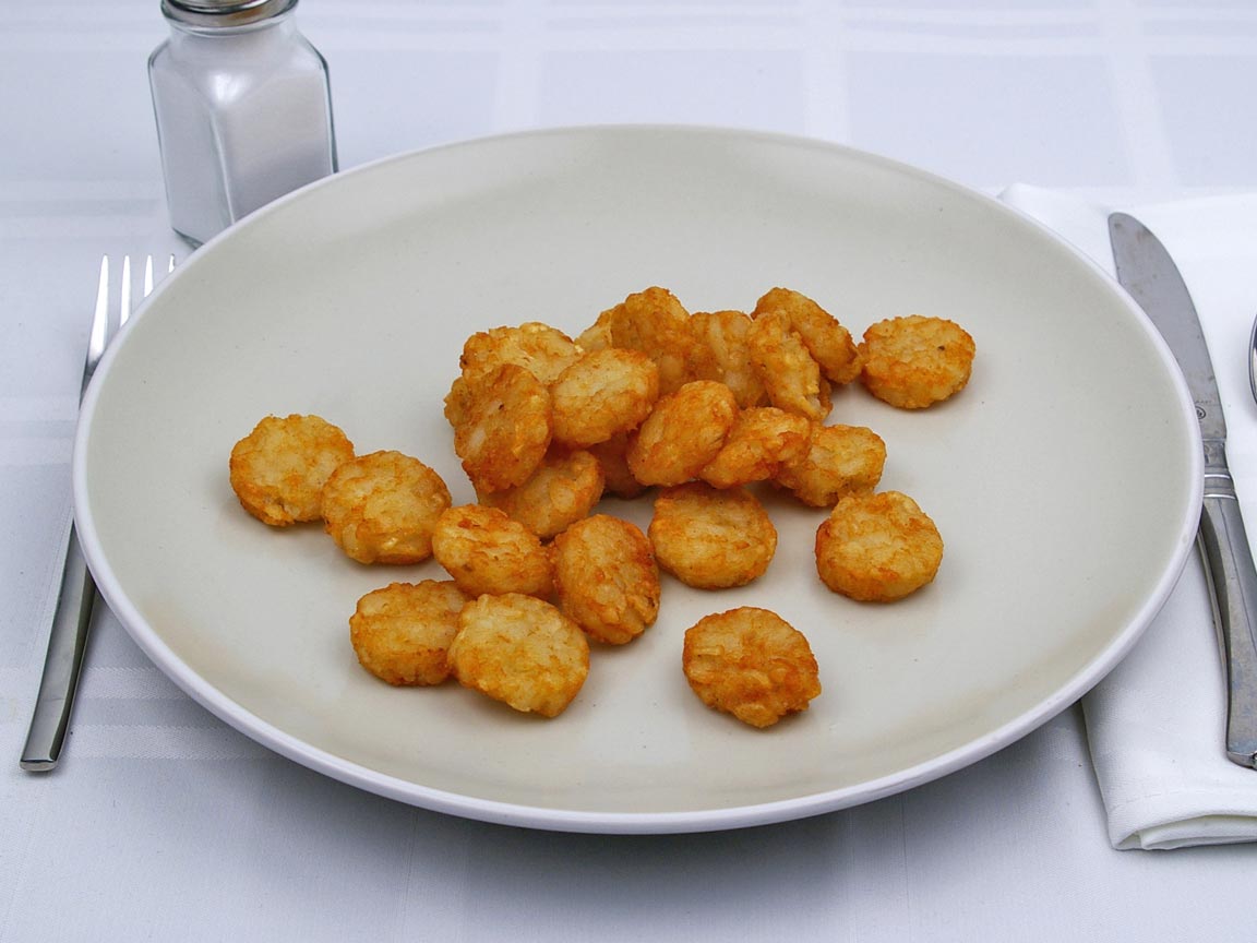 Calories in 1.6 small of Burger King - Hash Browns Nuggets