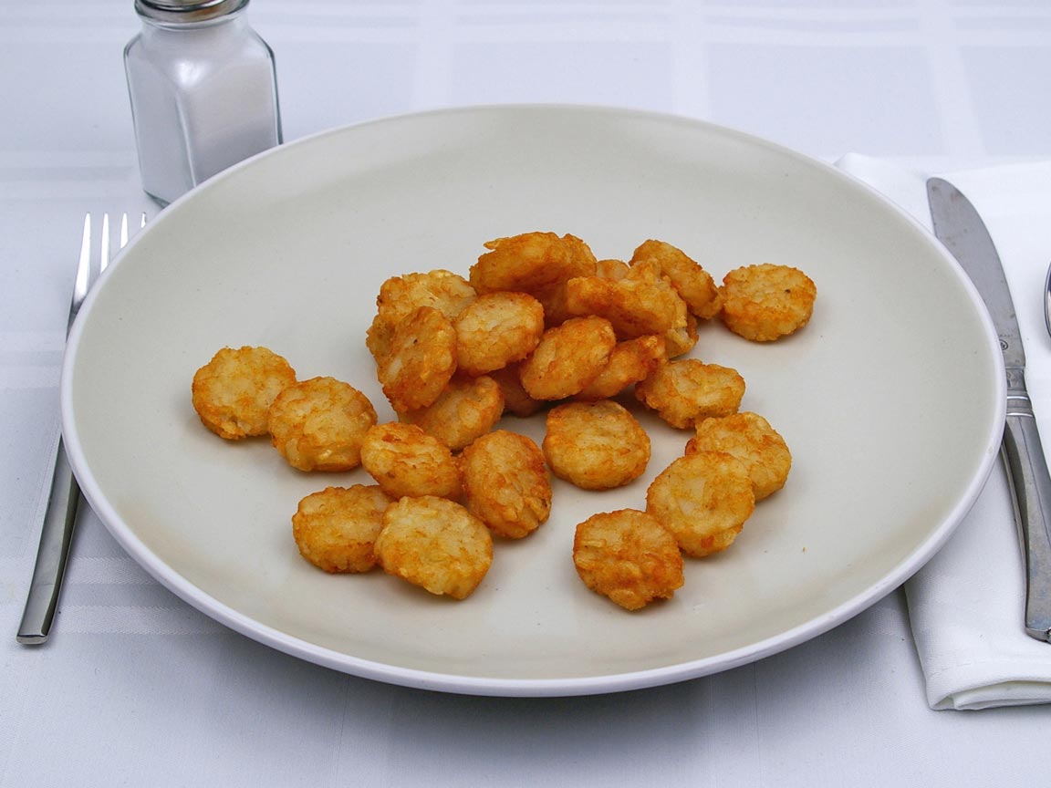 Calories in 1.8 small of Burger King - Hash Browns Nuggets