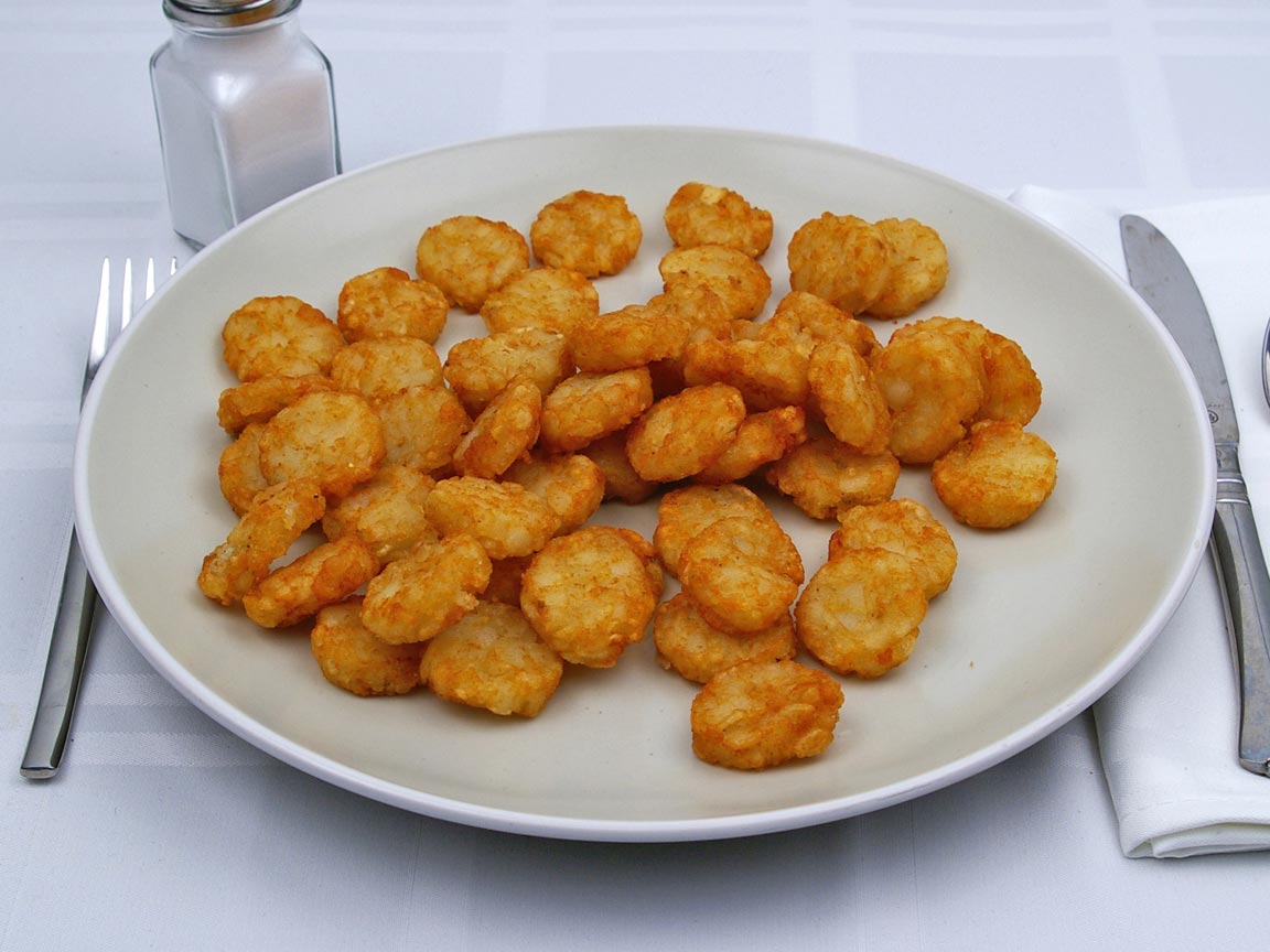 Calories in 3.4 small of Burger King - Hash Browns Nuggets