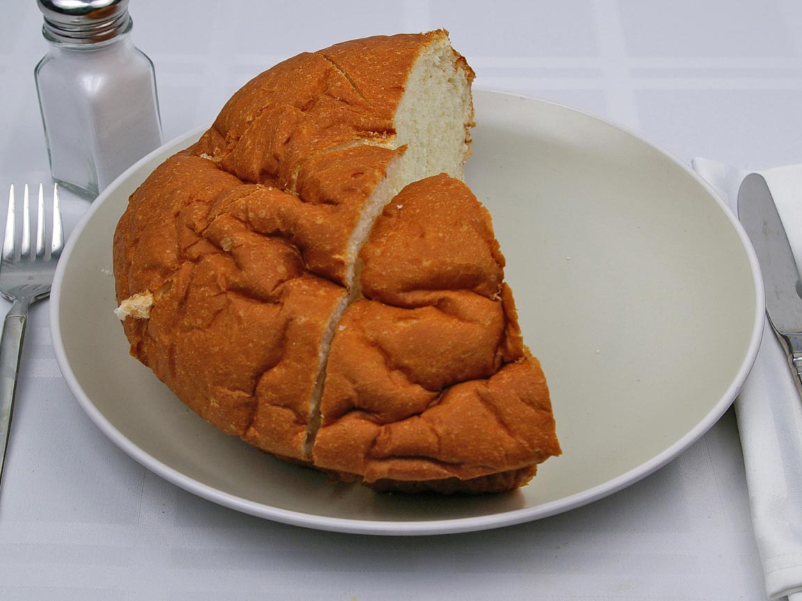 Calories in 5 piece(s) of Sweet Hawaiian Bread - Round Loaf