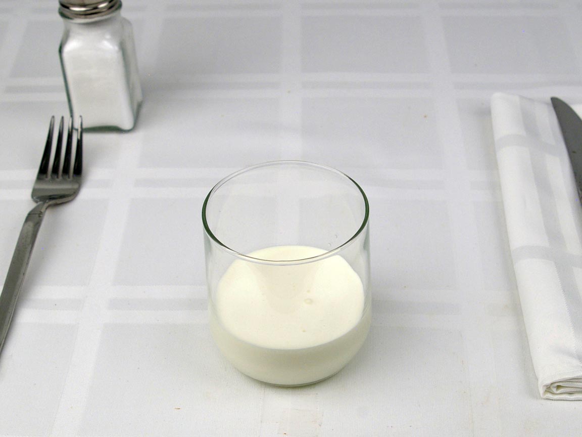 Calories in 7 Tbsp(s) of Mexican Crema - Table Cream